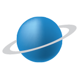 Blue planet graphic