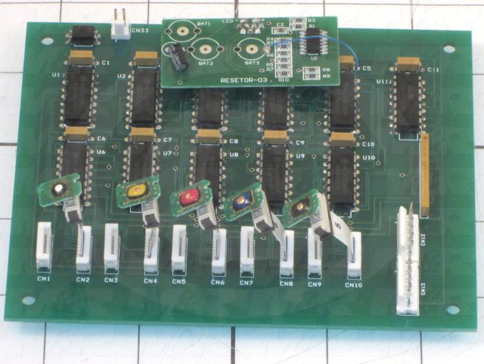 Board Assembly, Reset, Use For Printer 9880 Right