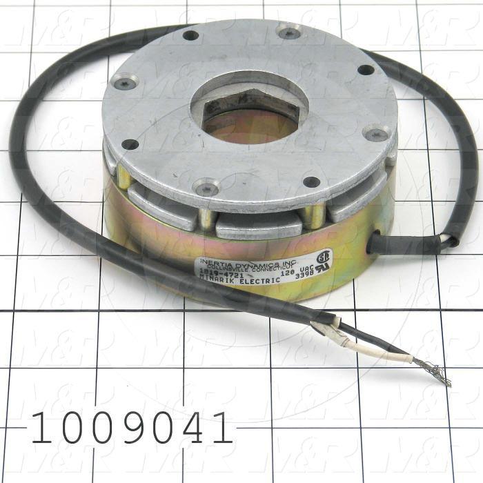 Brake, Friction Motor Brake, 90 lb-in, 5/8" Bore, 120VAC, 0.13A