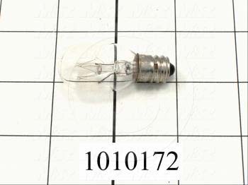 Bulb, Replacement bulb, Clear, 140V, 10W