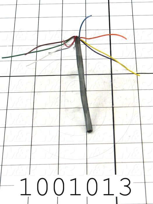 Bulk Cable, 10 Conductors, 22AWG, Shielded, PVC