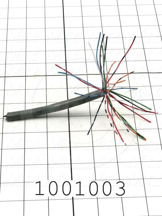 Bulk Cable, 25 Conductors, 22AWG, PVC