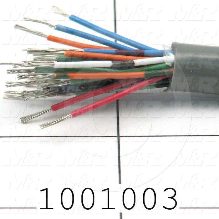 Bulk Cable, 25 Conductors, 22AWG, PVC