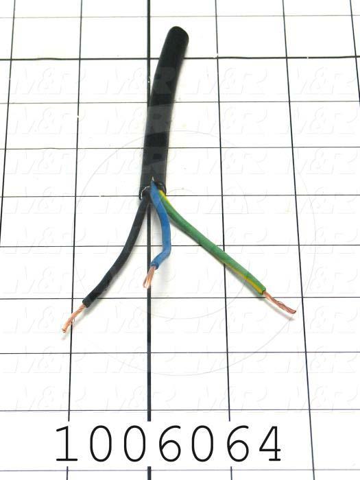 Bulk Cable, 3 Conductors, 16AWG, PVC