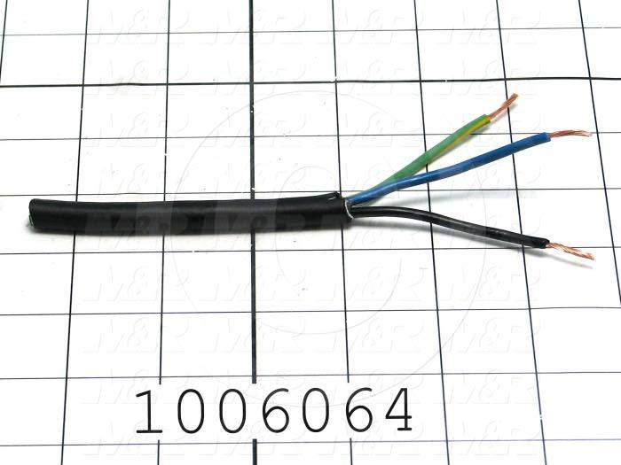 Bulk Cable, 3 Conductors, 16AWG, PVC