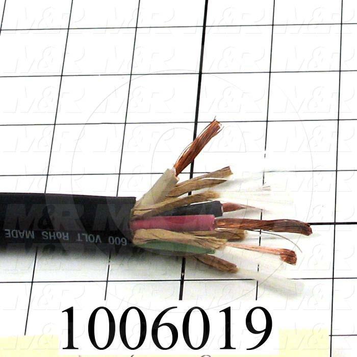 Bulk Cable, 4 Conductors, 10AWG