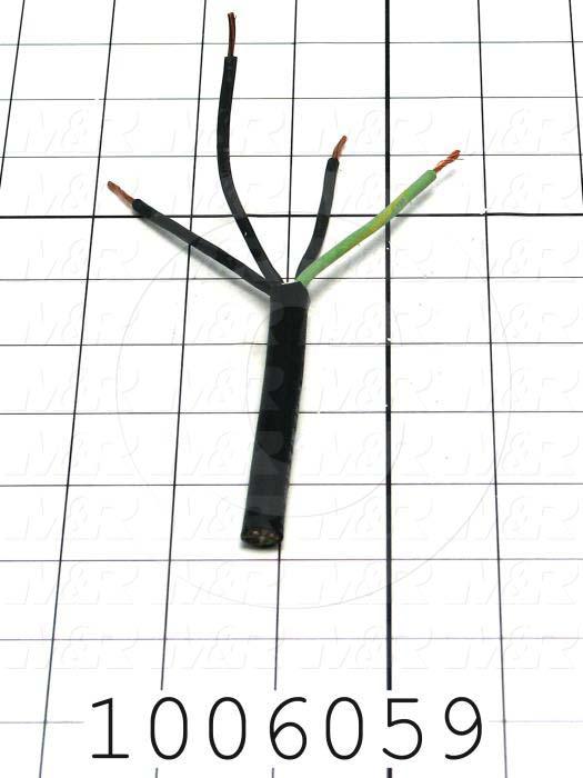 Bulk Cable, 4 Conductors, 16AWG, PVC