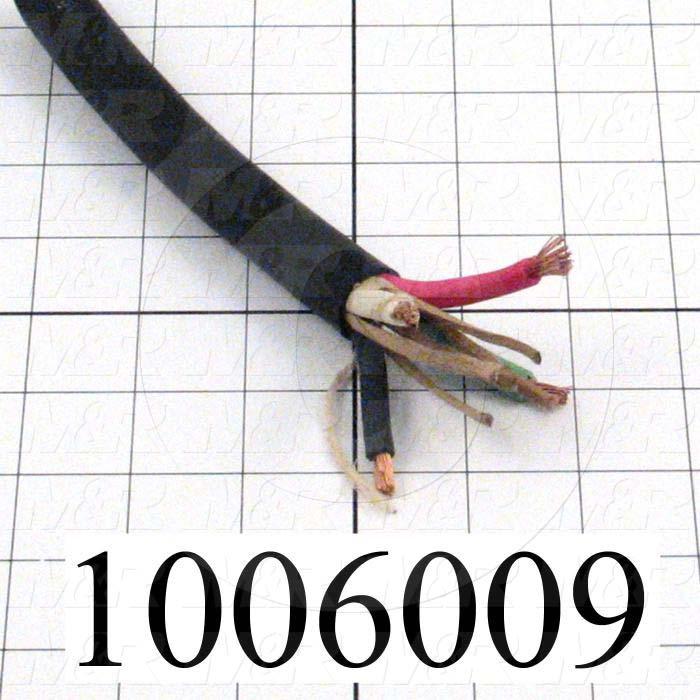 Bulk Cable, 4 Conductors, 8AWG