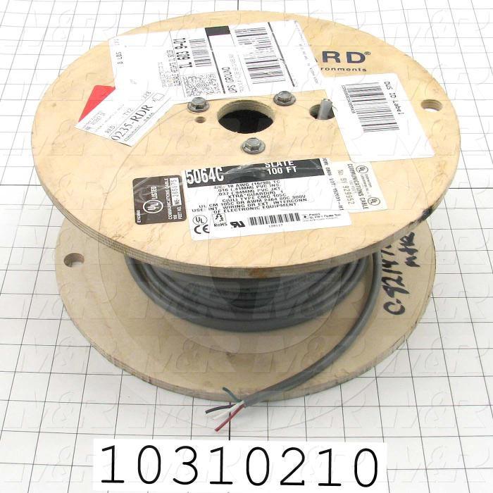 Bulk Cable, 9 Conductors, 18AWG