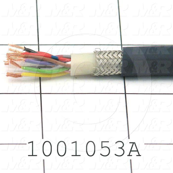 Bulk Cable, High-Flex, 12 Conductors, 24AWG, Shielded, PVC