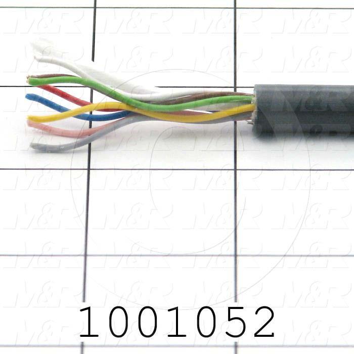 Bulk Cable, High-Flex, 8 Conductors, 24AWG, Shielded