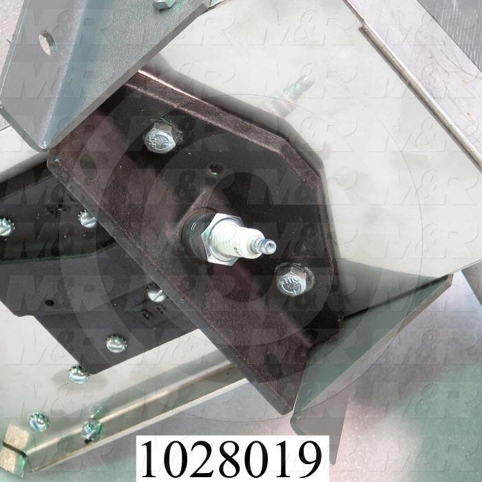 Burner, 6", 400K BTU, With Spark Plug, With Flame Rod