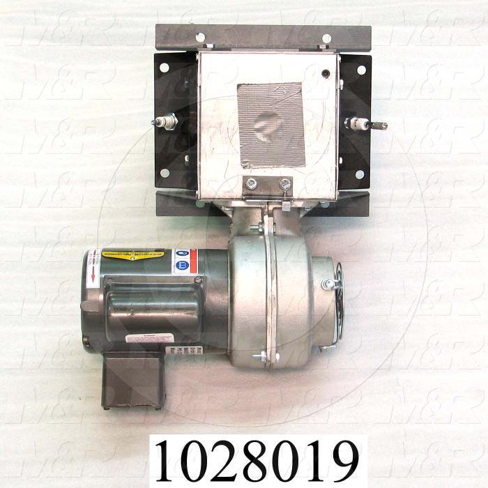 Burner, 6", 400K BTU, With Spark Plug, With Flame Rod