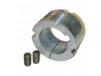 Bushings, 2517 Type, 2.19" Bore Size, 1/2 in. X 1/4 in. Keyseat, Steel Material