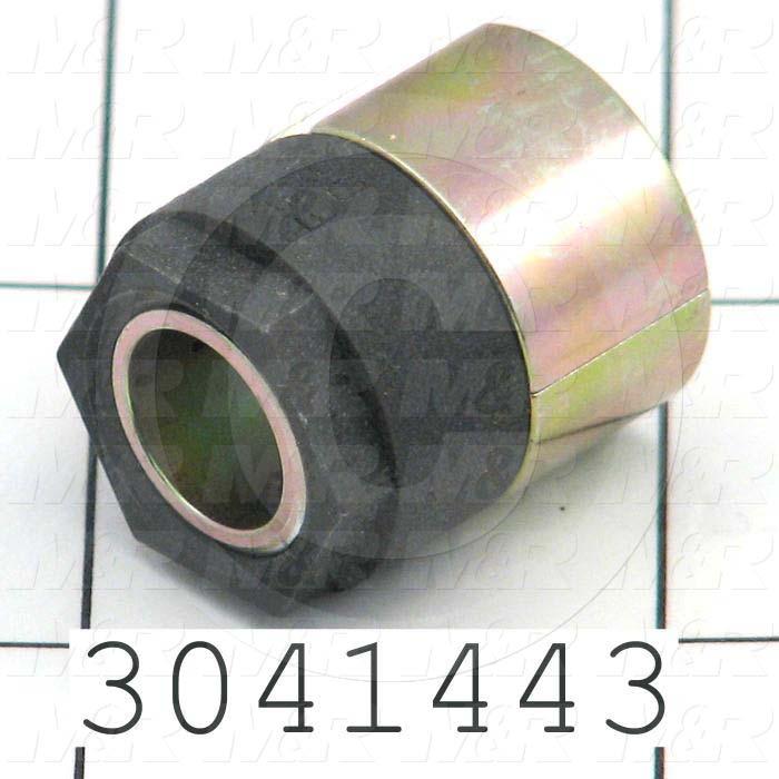 Bushings, Keyless Type, 3/8 in. Bore Size, Trantorque Mini, 0.75 in. Outside Diameter, 0.88" Height, Steel Material