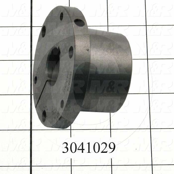 Bushings, Q-D SD Type, 1.00" Bore Size, 1/4" X 1/8" Keyseat, 3.130" Outside Diameter, 1.81" Height, Steel Material