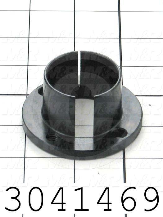 Bushings, Q-D SH Type, 1.44" Bore Size, 5/16"x3/32" Keyseat, 2.50 in. Outside Diameter, 1.25" Height, Steel Material