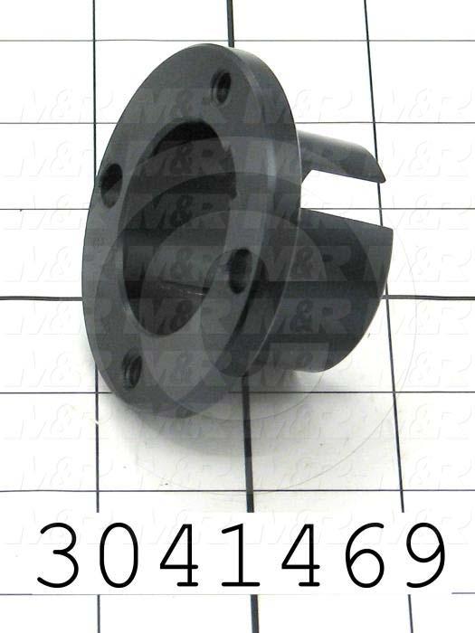 Bushings, Q-D SH Type, 1.44" Bore Size, 5/16"x3/32" Keyseat, 2.50 in. Outside Diameter, 1.25" Height, Steel Material