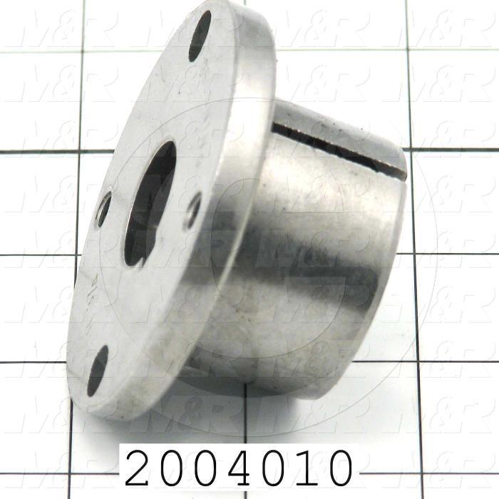 Bushings, Split Taper H Type, 0.75" Bore Size, 1/8"x1/16" Keyseat, 2.50 in. Outside Diameter, 1.25" Height, Steel Material