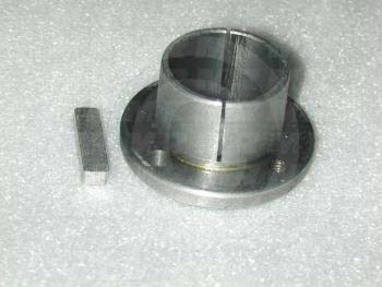 Bushings, Split Taper H Type, 1.38" Bore Size, 5/16"x3/32" Keyseat, 2.50 in. Outside Diameter, 1.25" Height, Steel Material