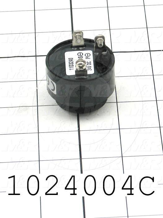 Buzzers, 24VDC, 20mA, 80 (dBA/30cm), Single/Pulse Tone, Hybrid