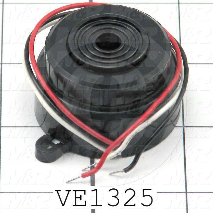 Buzzers, 3-28VDC, 20mA, 68 (dBA/2ft), Dual Tone