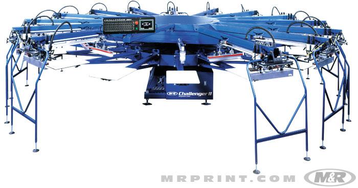 Challenger II & II OS Automatic Screen Printing Press