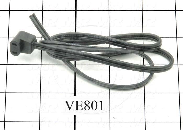 Cable Assembly, Cord With Plug, 24", PWC, MAIN BOARD