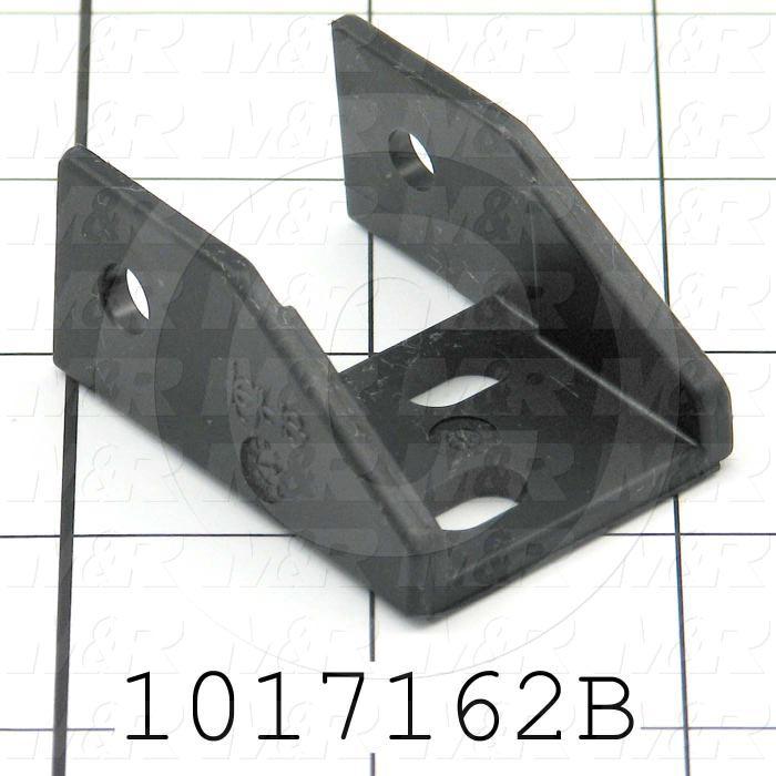 Cable Carriers & Accessories, Bracket, 1.30" Width, One Piece Bracket W/Hole, Plastic Material