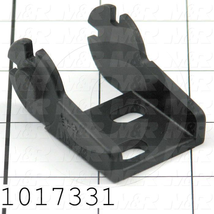 Cable Carriers & Accessories, Bracket, 1.44 in. Width, One Piece Bracket W/Pin, Plastic Material