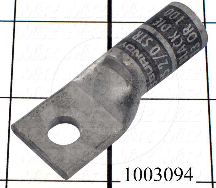 Cable Connector, CRIMP LUGS CONNECTOR, CABLE SIZE #2