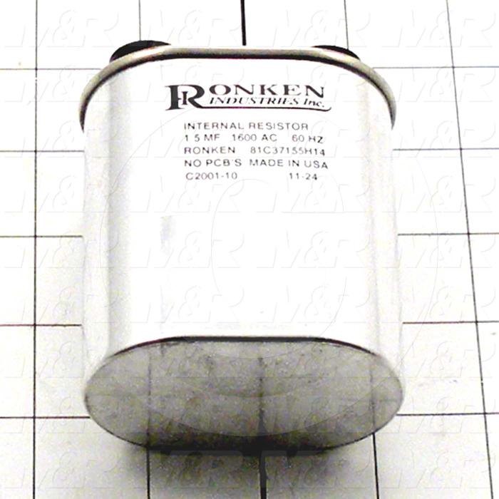 Capacitor, 1.5MFD, 1600VAC