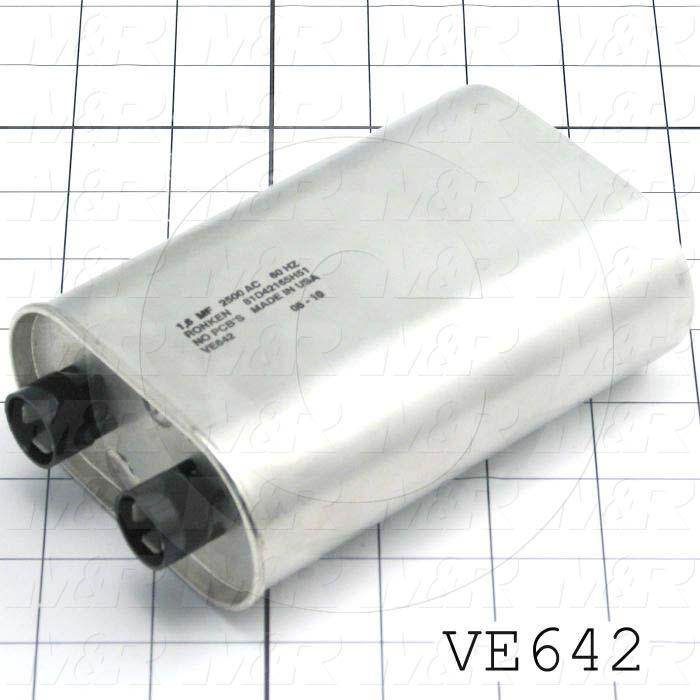 Capacitor, 1.6MFD, 2500VAC