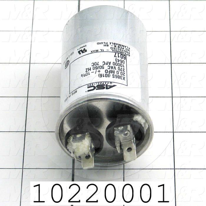 Capacitor, 20MF, 370VAC