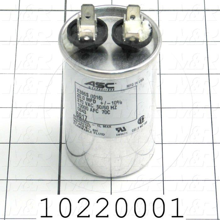 Capacitor, 20MF, 370VAC