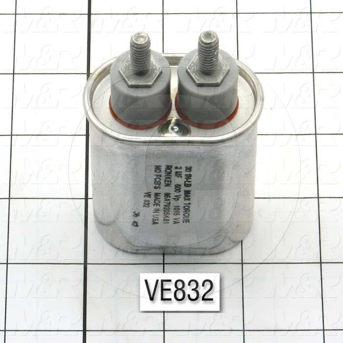 Capacitor, 2MFD, 600VAC