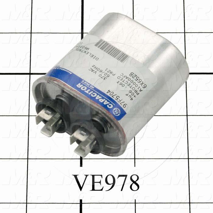 Capacitor, 4MFD, 370VAC