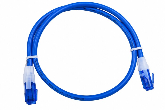 CAT 5E PATCH CORD 2FT BLUE