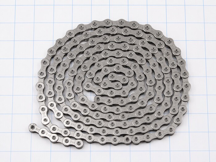 Chain, 40 SS, 1/2" Pitch, 0.312" Roller Dia,5/16" Width, Stainless Steel
