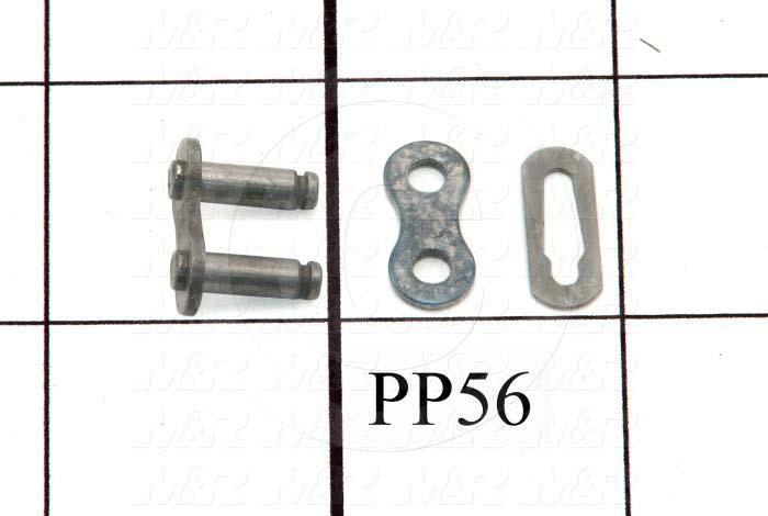 Chain Accessories, Connecting Link, ANSI 35 Chain Standard, Steel Material