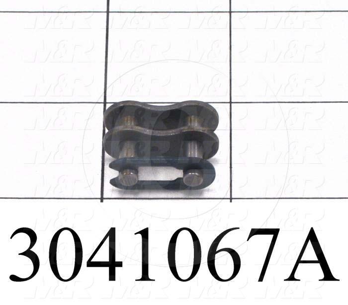 Chain Accessories, Connecting Link SF, ANSI 40 Chain Standard, Single Strand, Steel Material