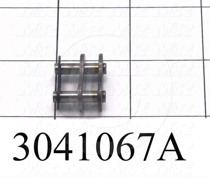 Chain Accessories, Connecting Link SF, ANSI 40 Chain Standard, Single Strand, Steel Material