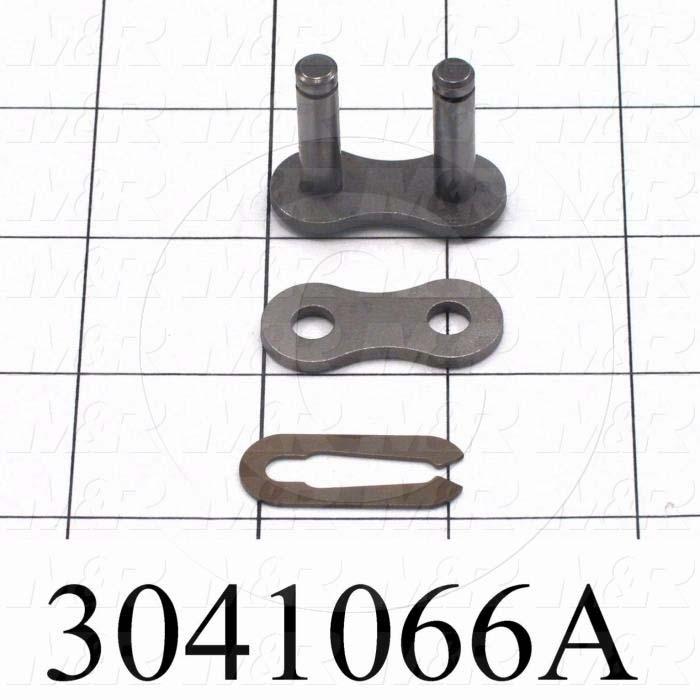 Chain Accessories, Connecting Link SF, ANSI 60 Chain Standard, Single Strand, Steel Material