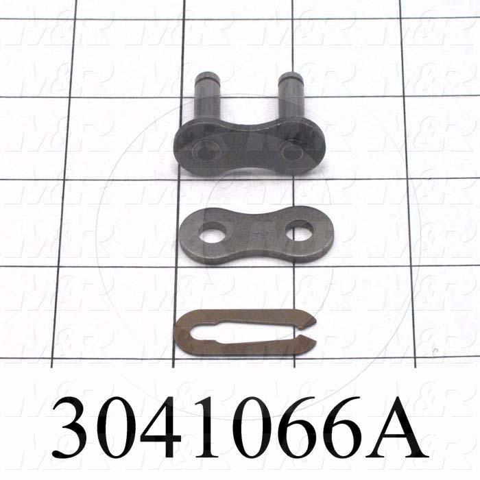 Chain Accessories, Connecting Link SF, ANSI 60 Chain Standard, Single Strand, Steel Material