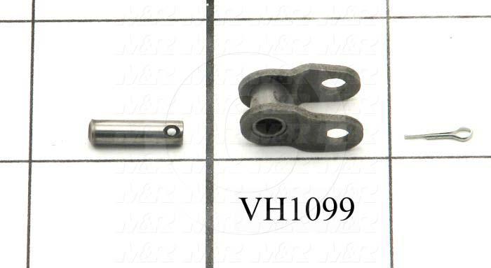 Chain Accessories, Offset Link, ANSI 35 Chain Standard, Steel Material