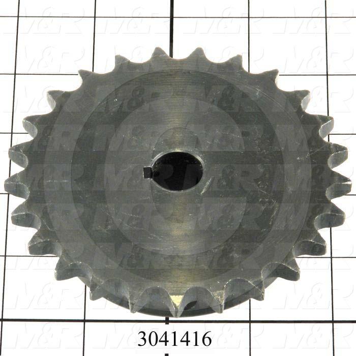 3041416 Chain Sprocket, ANSI 40, B Sprocket Type, Cylindrical with