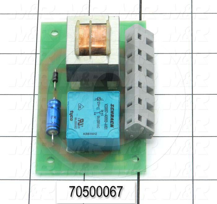 Circuit Board, Strip Led End Contact, "377" Type HPL 02/01 LEX, Use On Flocker