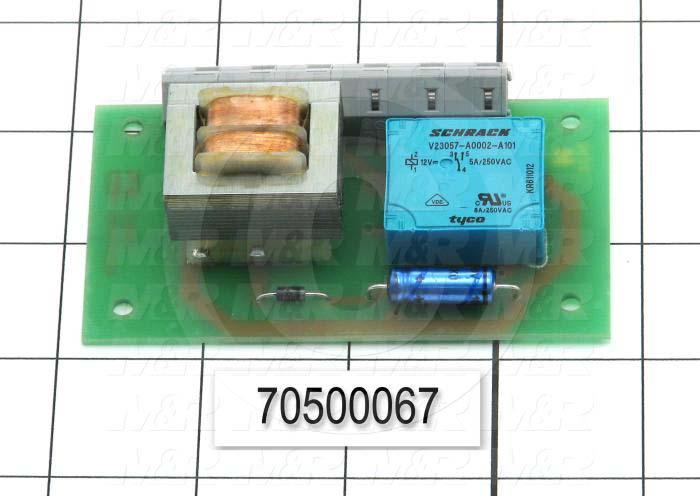 Circuit Board, Strip Led End Contact, "377" Type HPL 02/01 LEX, Use On Flocker