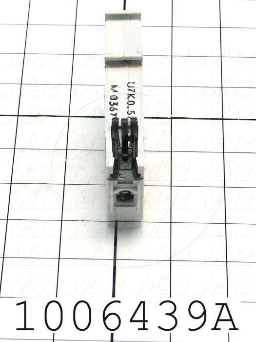 Circuit Breaker, 1 Pole, 0.5A, 240VAC, K Curve, UL 489 Listed