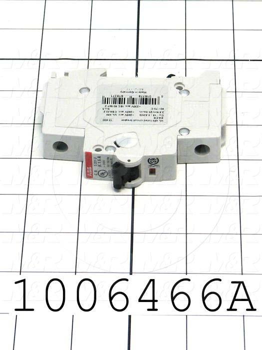 Circuit Breaker, 1 Pole, 1.6A, 240VAC, K Curve, UL 489 Listed